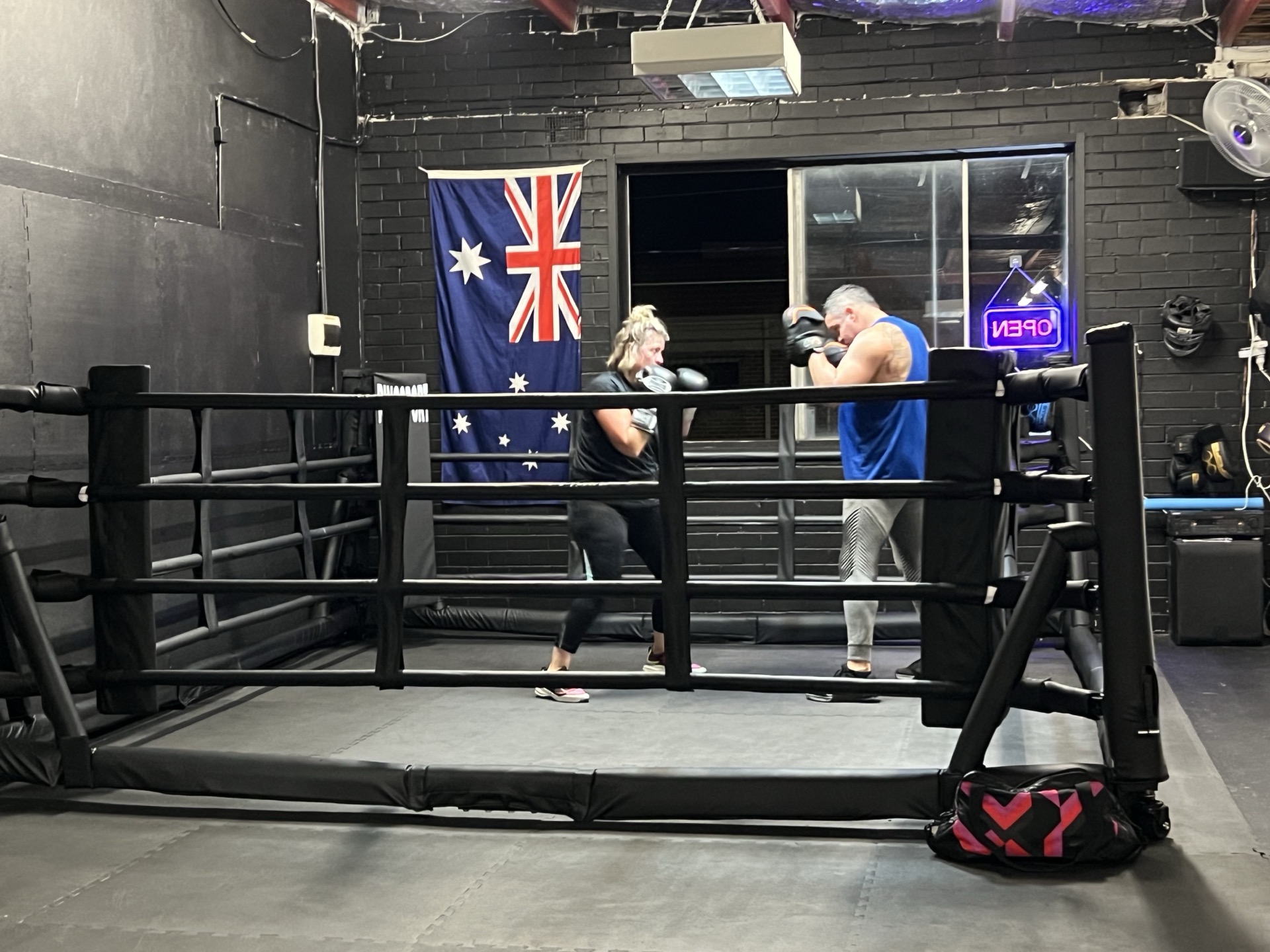 Pad work and skill training at The Guild