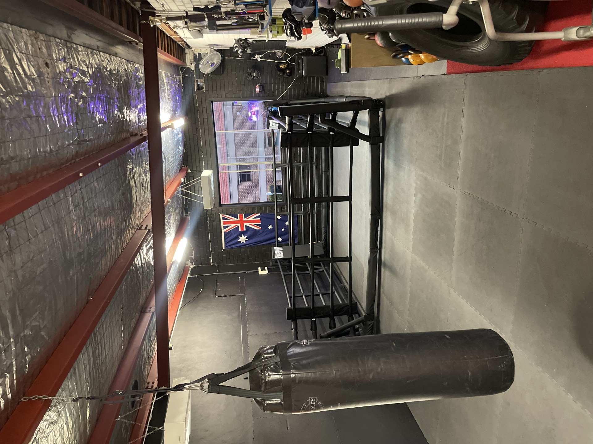 Inside the boxing ring at The Guild